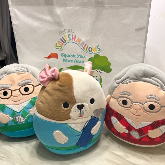 Warren Buffett Charlie Munger Omaha Dog Squishmallow 10" 2025 Berkshire Hathaway - Picture 10 of 16